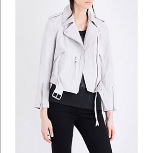ALLSAINTS Suede Jacket (light grey size 4)